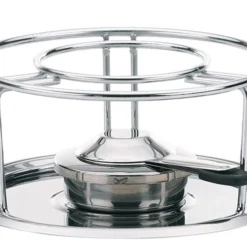 Brandneu ⌛ Kela Rechaud Maxi Edelstahl 18/10 Silber Glänzend 3tlg 10,5cm 23,5cmØ 💯