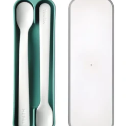 Am billigsten ⌛ Mepal Set Fütterlöffel Mio 2 Stk. Deep Turquoise ✨