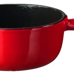 Bestpreis ✔️ Stöckli Käsefonduecaquelon Classic Guss 22 Cm Rot/schwarz ❤️