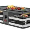 Auslauf 🧨 Spring Raclette 8 Fun Raclette Schwarz Mit Alugrillplatte EU 😍