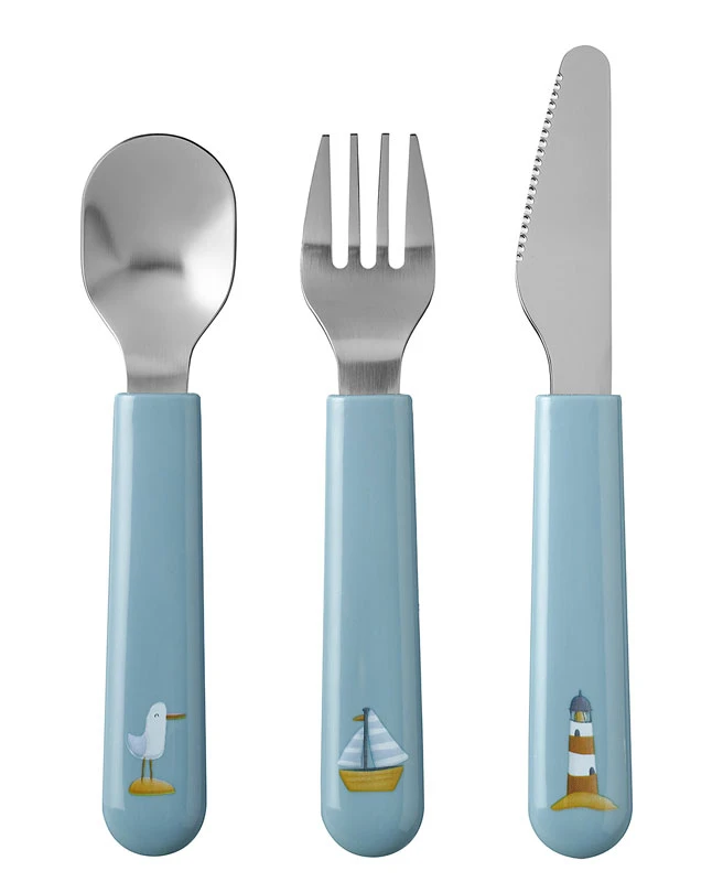Bestpreis ✨ Mepal Kinder-Besteckset Mio 3-tlg. Sailors Bay 🌟 1 Bestpreis ✨ Mepal Kinder-Besteckset Mio 3-tlg. Sailors Bay 🌟