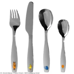 Am billigsten 🛒 Leonardo Gk/4-tlg.Kinderbesteck Maus&Co Bambini 😍