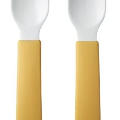 Auslauf 😍 Mepal Set Lernlöffel Mio 2 Stk. Yellow ✔️
