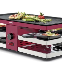 Bestpreis ⭐ Spring Raclette 8 Fun Mit Alugrillplatte Rot ✔️