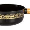 Bestes Angebot 🔔 Stöckli Käsefonduecaquelon Emotion Alpaufzug Mit Holzgriff Schwarz ✨