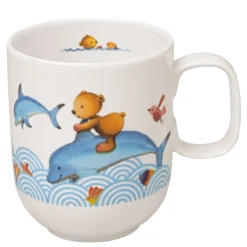 Bestpreis ❤️ Villeroy & Boch Villeroy & Boch Happy As A Bear Kinderbecher Mit 1 Henkel Groß 11,5x8x9,5 Cm 😀